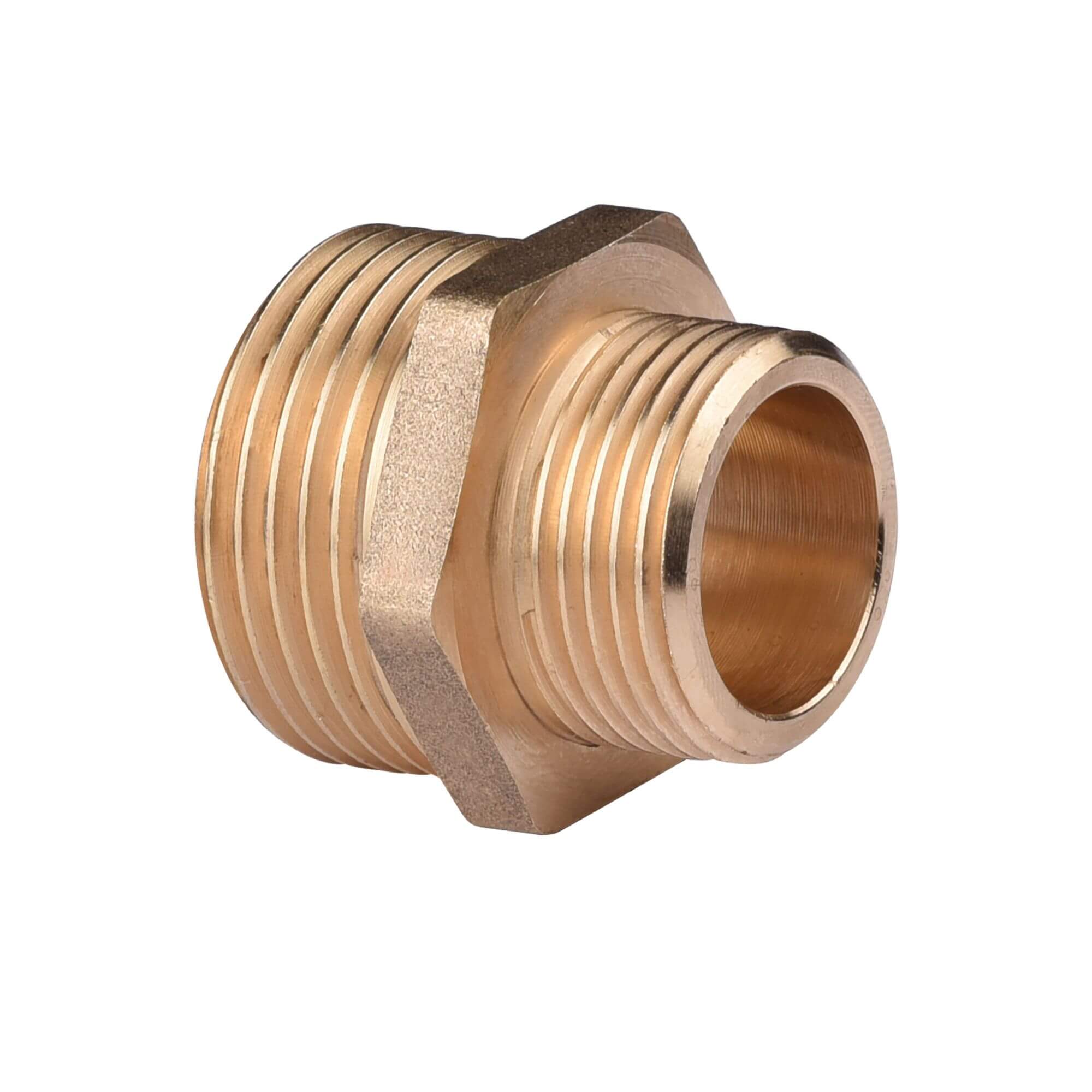 Ниппель латунный переходной 25х20 фото-3