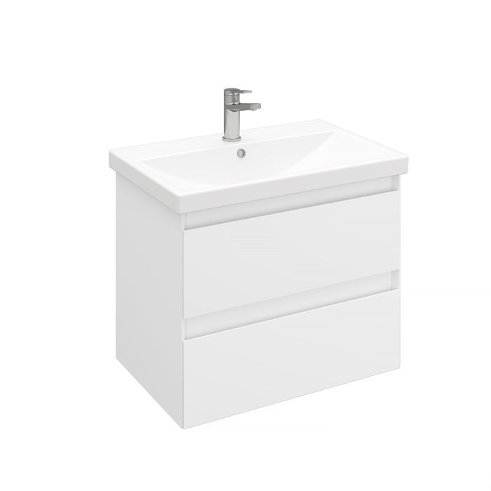 Тумба подвесная Laparet Vitrum 70 под умывальник CeraStyle Elite 70, белый матовый - фото1 Тумба подвесная Laparet Vitrum 70 под умывальник CeraStyle Elite 70, белый матовый - фото1