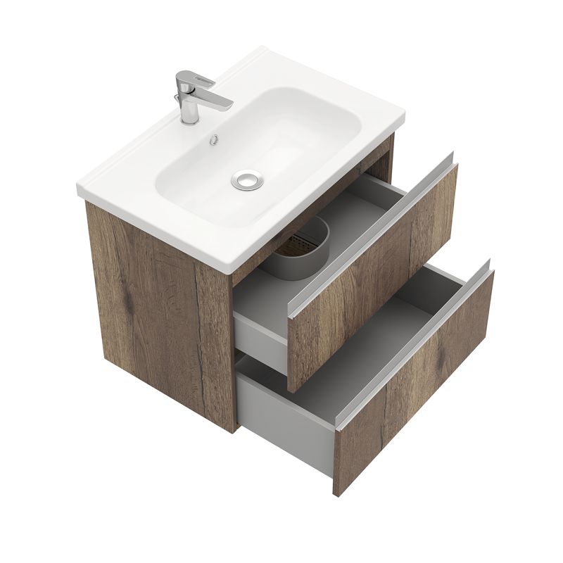 Тумба подвесная Laparet Electra 70 под умывальник Creavit Ideal 70, дуб Рока фото-3 Тумба подвесная Laparet Electra 70 под умывальник Creavit Ideal 70, дуб Рока фото-3