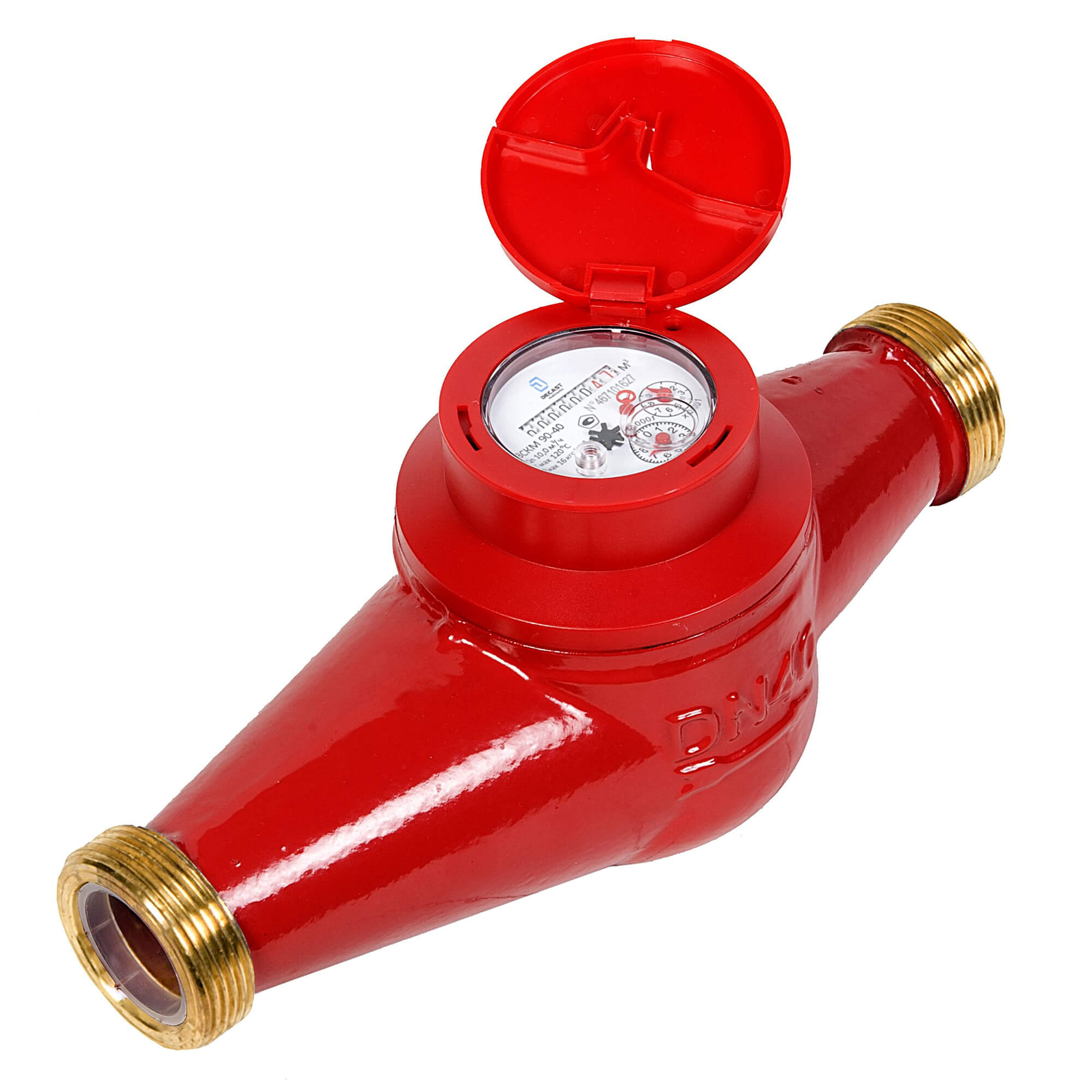 Счетчик воды Декаст ВСКМ 90-40 (универс. с КМЧ) многоструйный - фото1