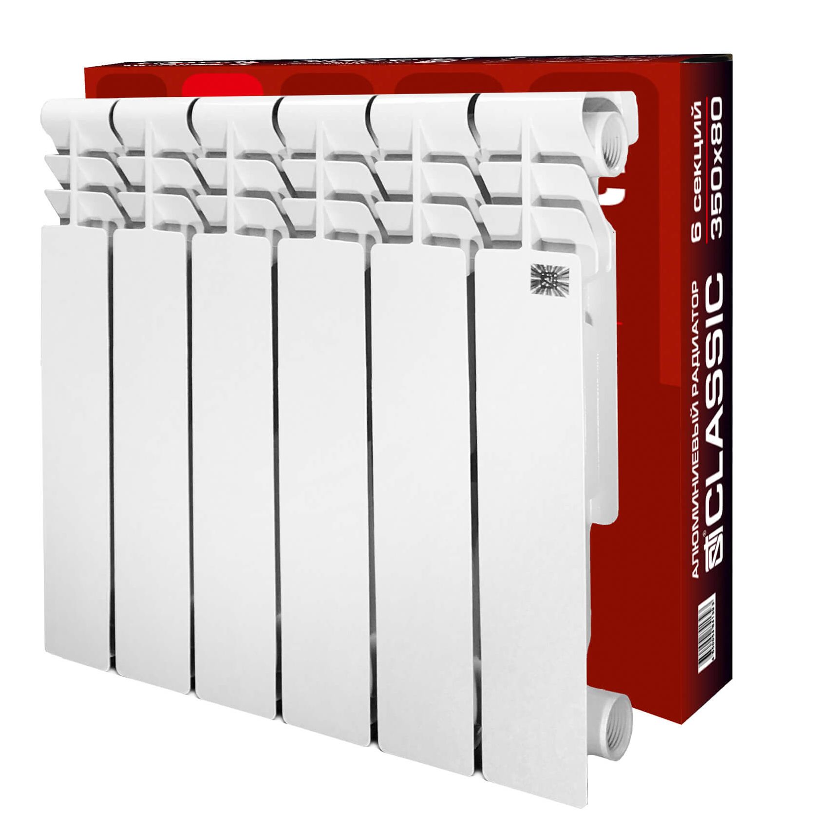 Алюминиевый радиатор STI Classic 350/80 6 сек. - фото1 Алюминиевый радиатор STI Classic 350/80 6 сек. - фото1