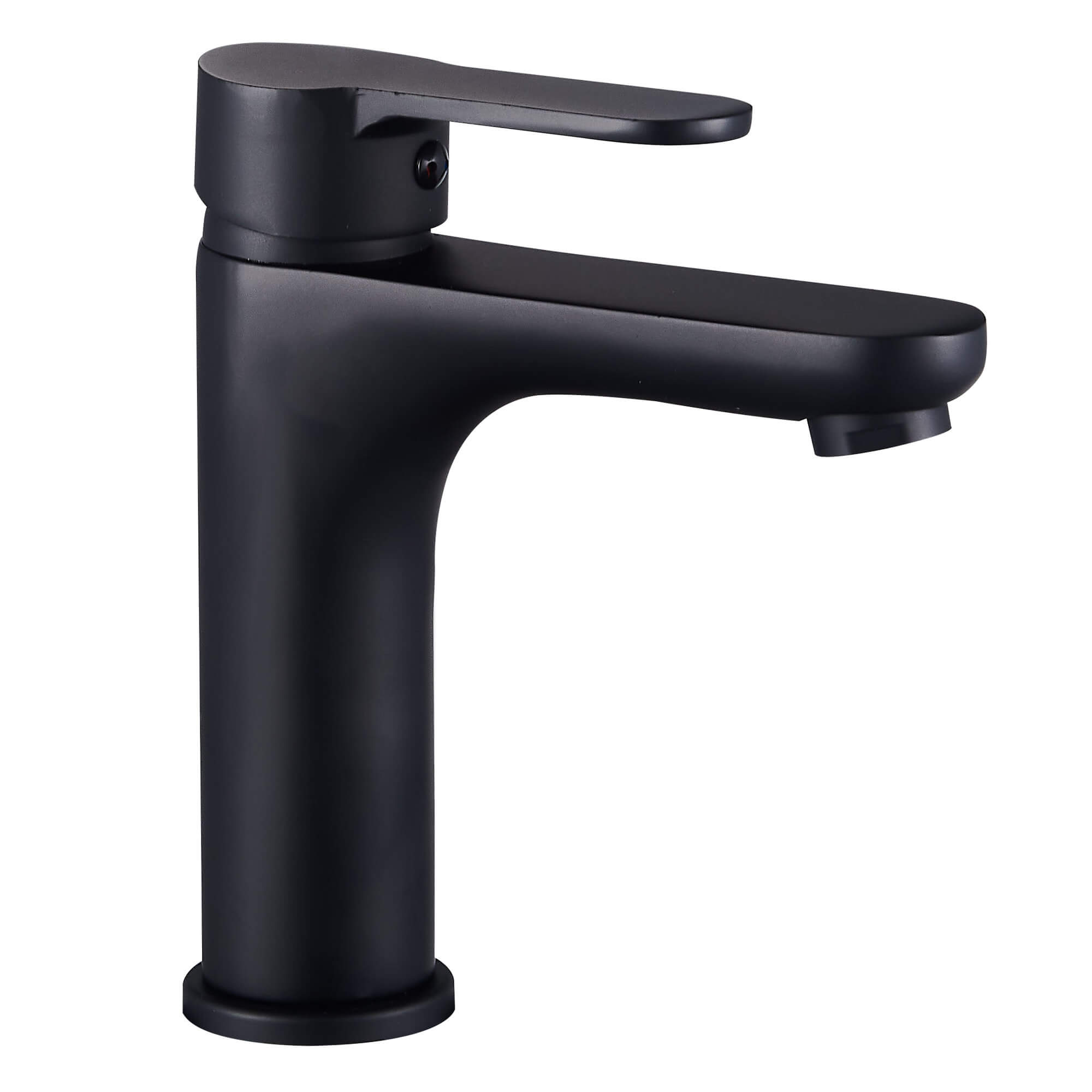 Смеситель для умывальника Ligeya L1012B одноручный черный - фото1