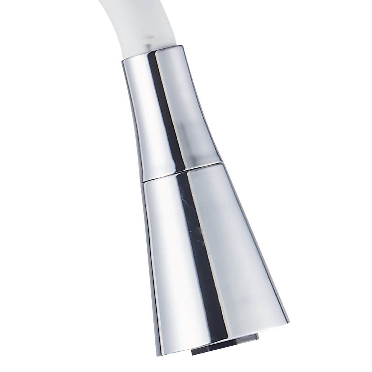 Смеситель для кухни Ligeya L7008 одноручный с белым гибким изливом, 2-х режим. лейка, нерж. фото-3 Смеситель для кухни Ligeya L7008 одноручный с белым гибким изливом, 2-х режим. лейка, нерж. фото-3