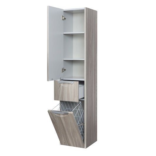  Пенал подвесной Акватон Сильва левый, Дуб Фьорд фото-2