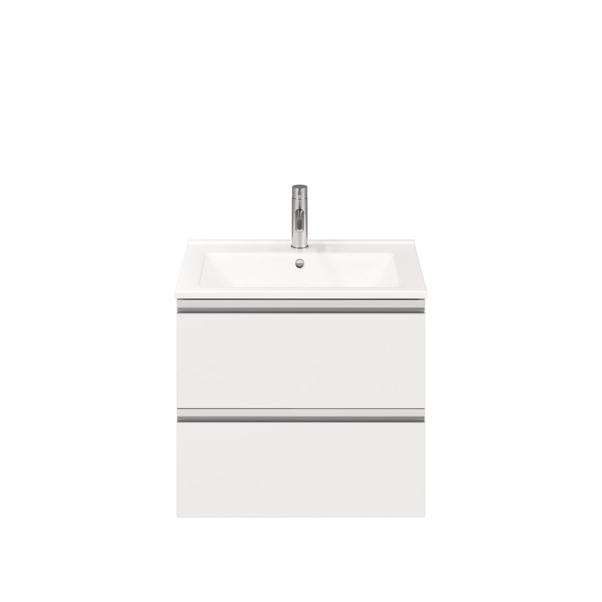 Тумба подвесная Laparet Felis 65 под умывальник CeraStyle Arte 65, белый шёлк - фото2