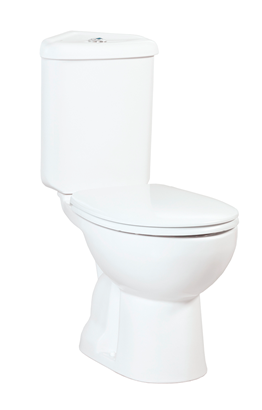 Унитаз напольный угловой Creavit Sedef P-trap белый (без бачка) - фото1