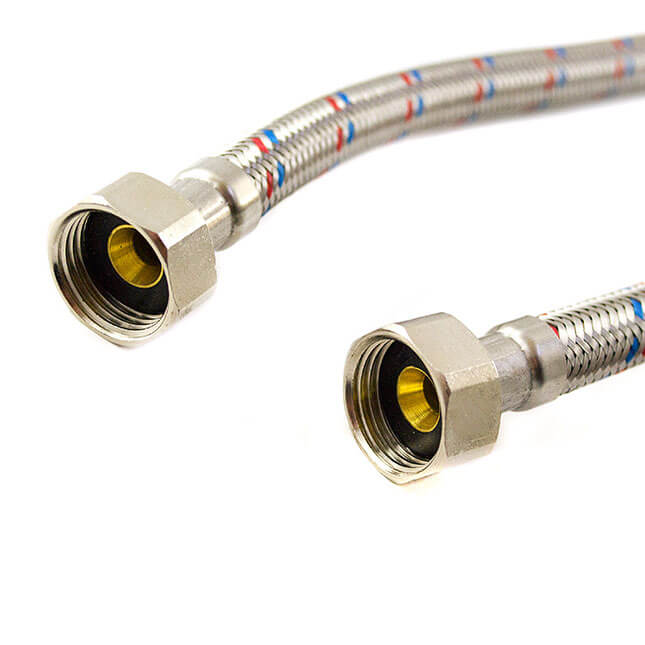 Гибкая подводка для воды (нерж. сталь) ГГ 1/2 2,5м - фото2