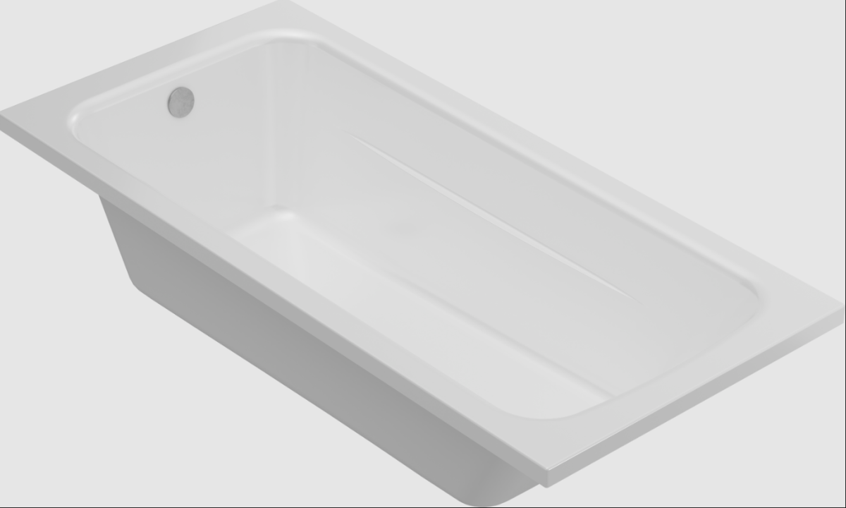 Ванна акриловая Bonito Home ARALIA 170х70 с ножками - фото1