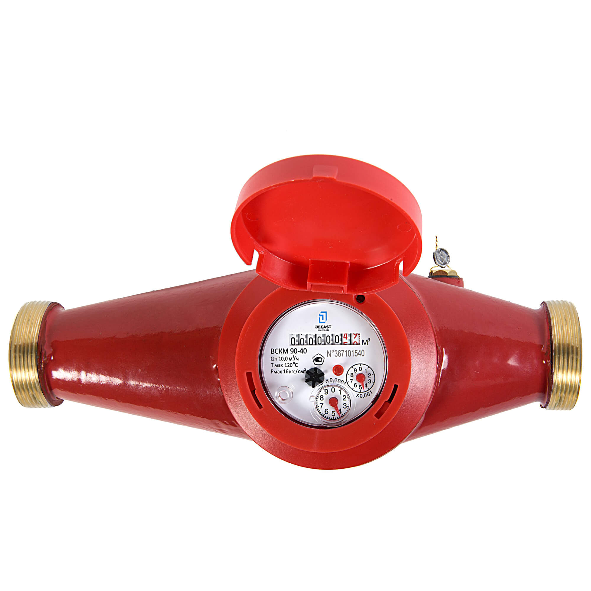 Счетчик воды Декаст ВСКМ 90-40 (универс. с КМЧ) многоструйный - фото2