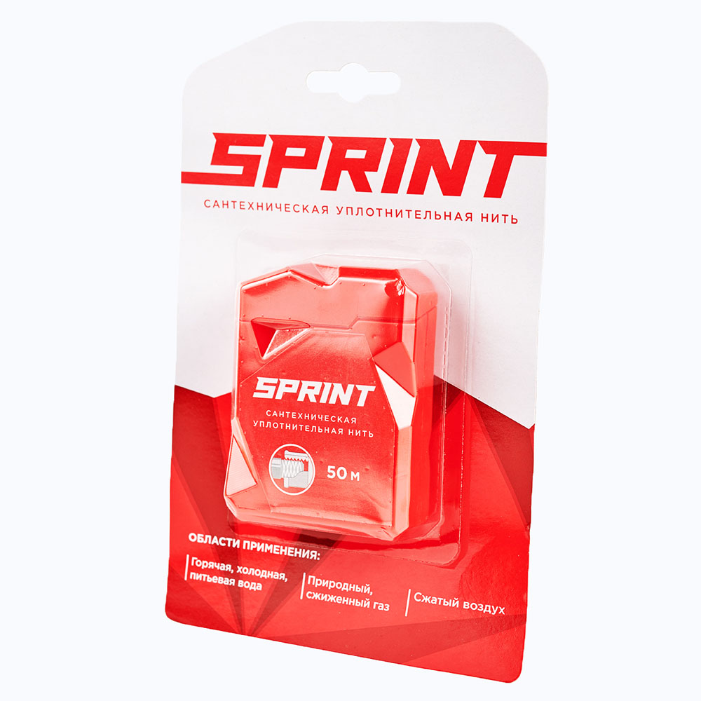 Сантехническая уплотнительная нить SPRINT 50м. фото-3