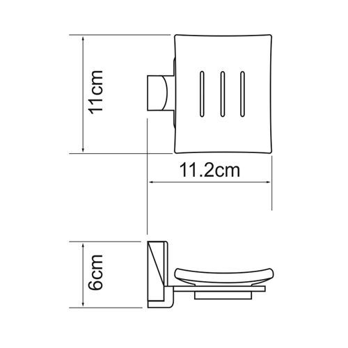 Мыльница WasserKraft Leine K-5029 - фото