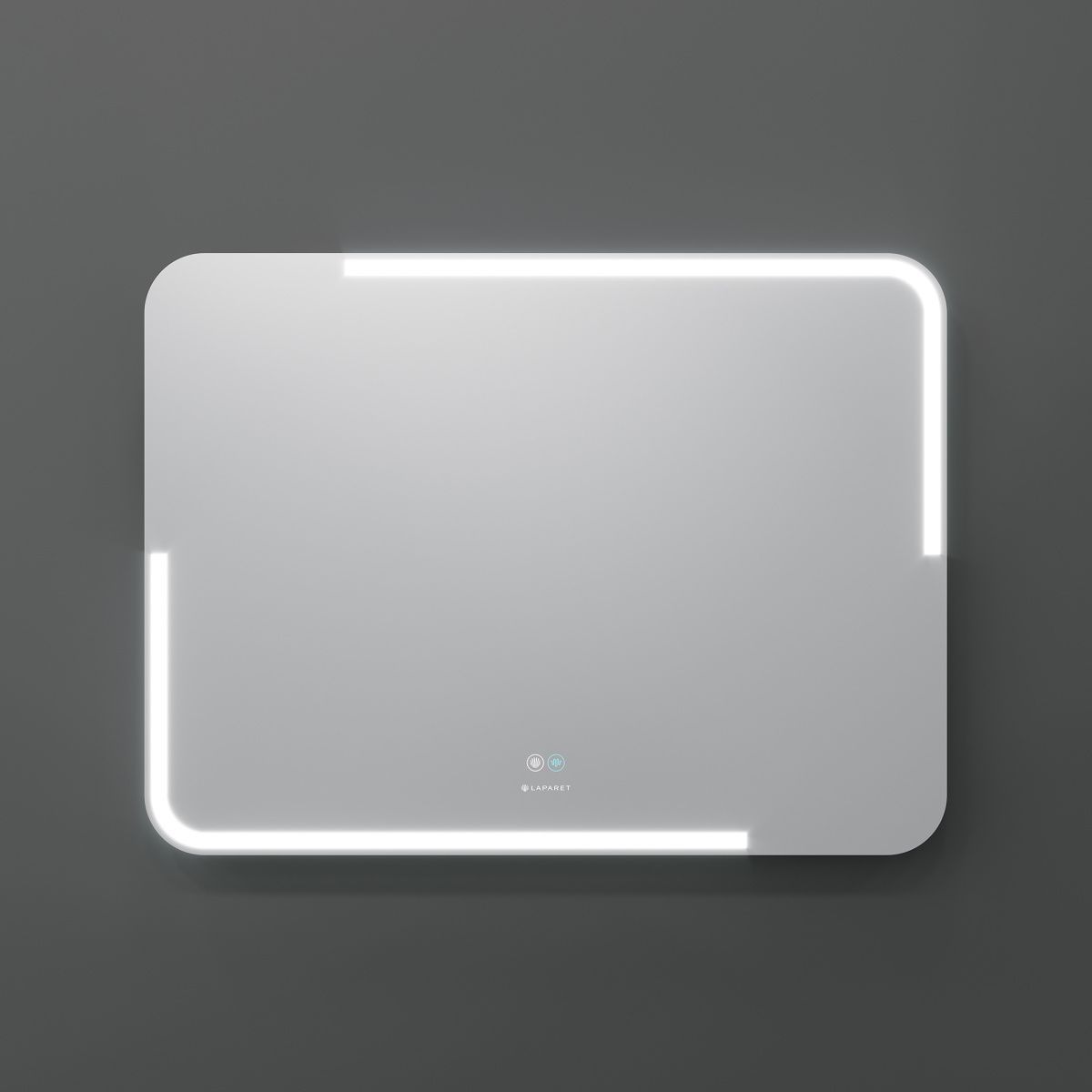 Зеркало Laparet Atlas 80х60 с LED подсветкой - фото1 Зеркало Laparet Atlas 80х60 с LED подсветкой - фото1