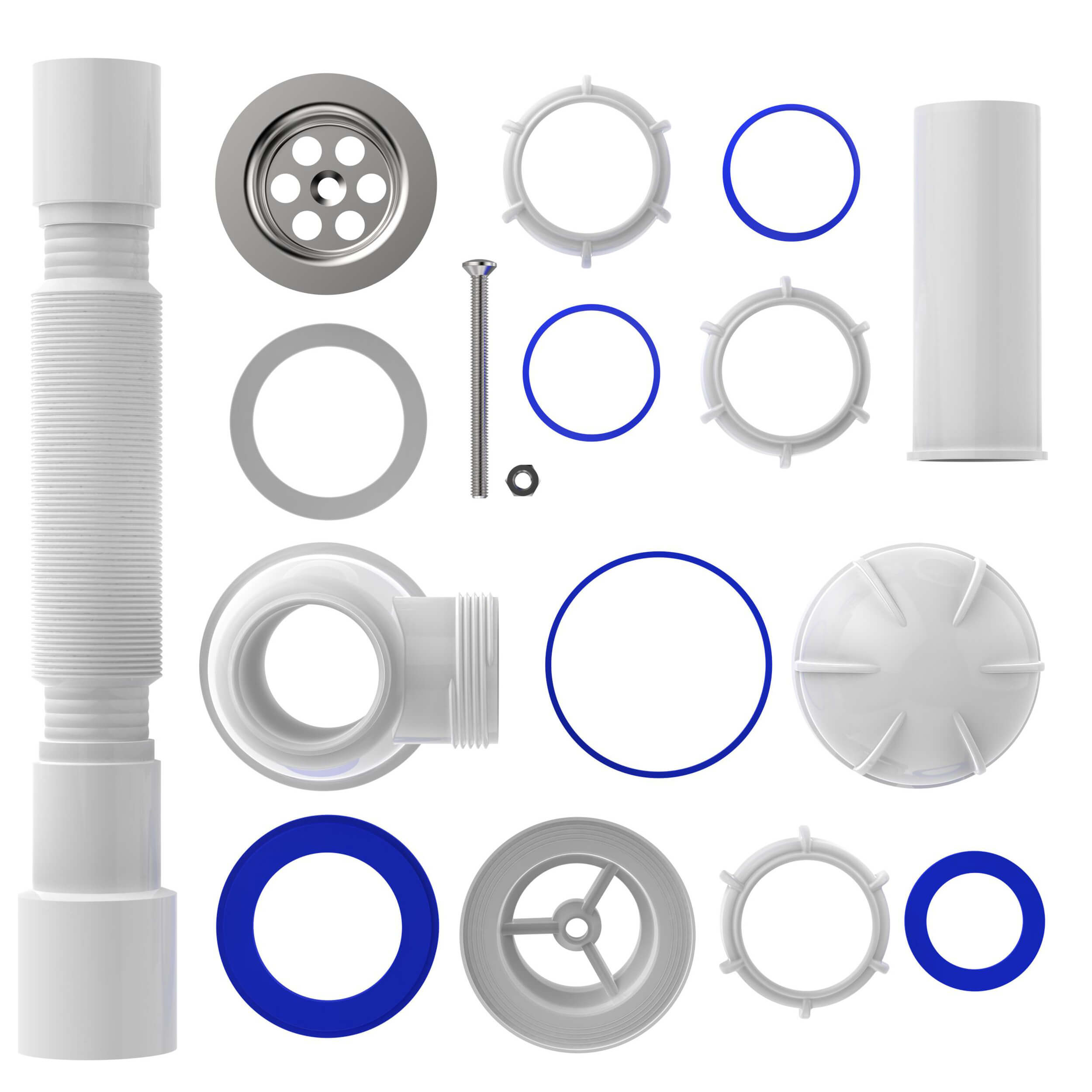 B0115 Сифон для кухни 1½х40 с гибкой трубой 40х40-50 фото-6 B0115 Сифон для кухни 1½х40 с гибкой трубой 40х40-50 фото-6