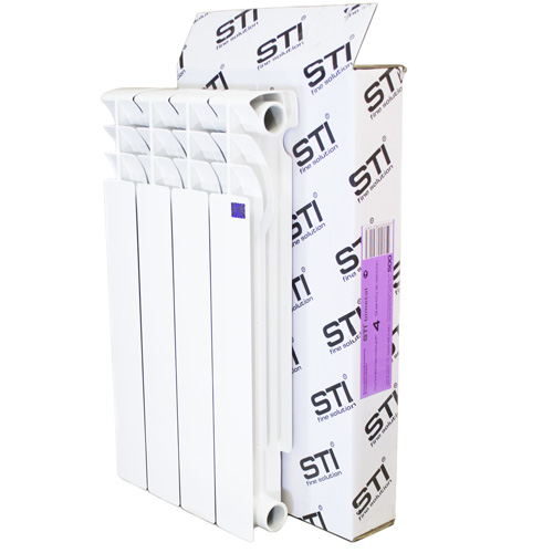 Биметаллический радиатор STI Bimetal 500/80 4 сек. - фото2 Биметаллический радиатор STI Bimetal 500/80 4 сек. - фото2