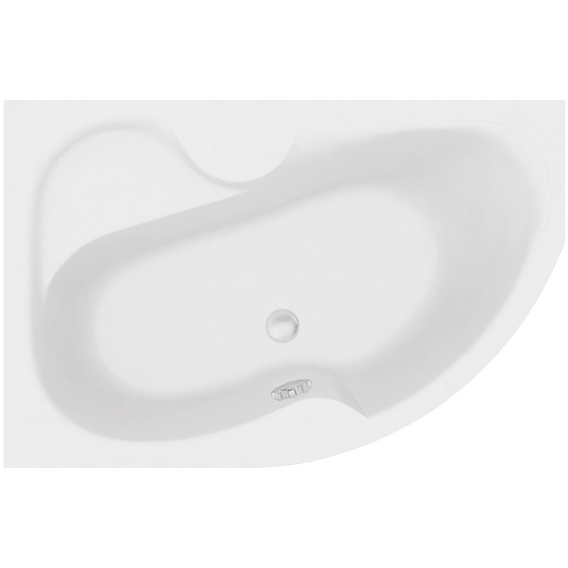 Ванна акриловая Bonito Home Arizona Super левая 150х105 с ножками + панель для ванны - фото1