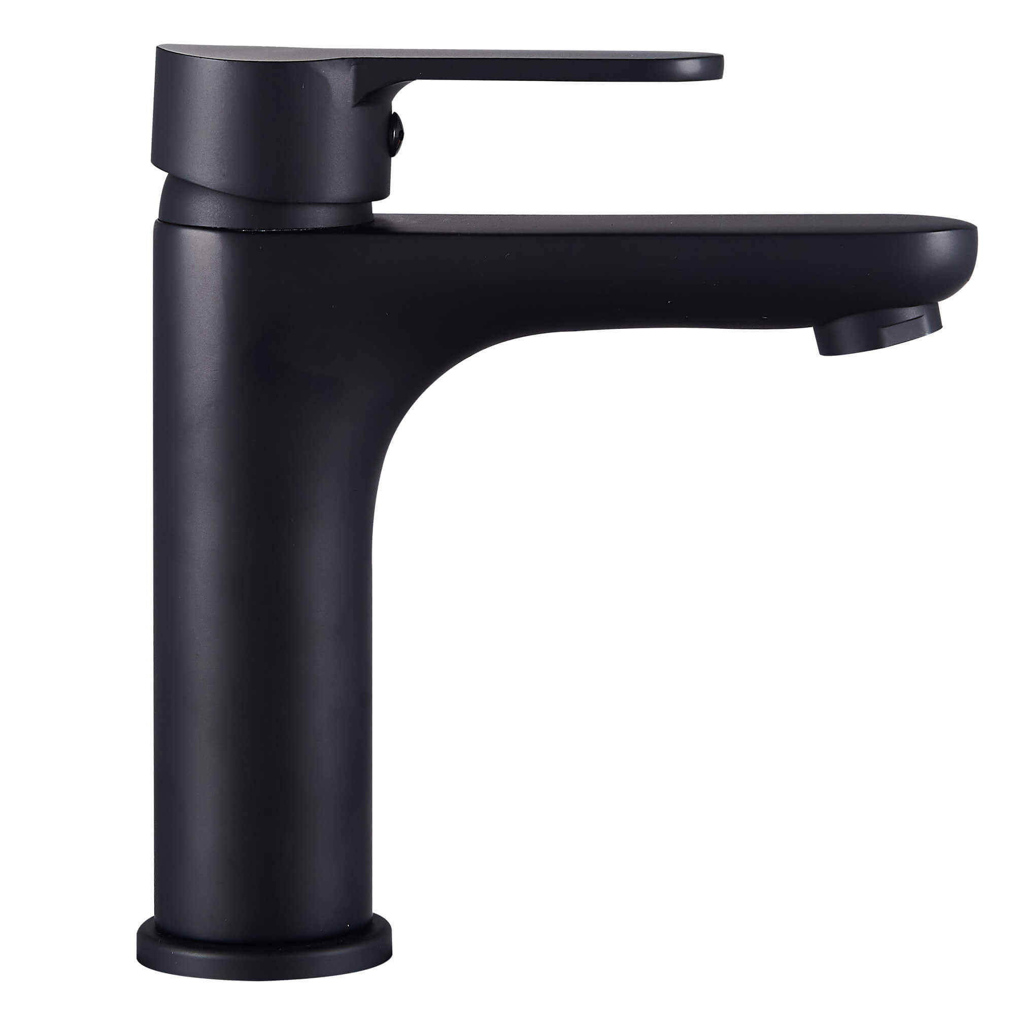 Смеситель для умывальника Ligeya L1012B одноручный черный - фото2