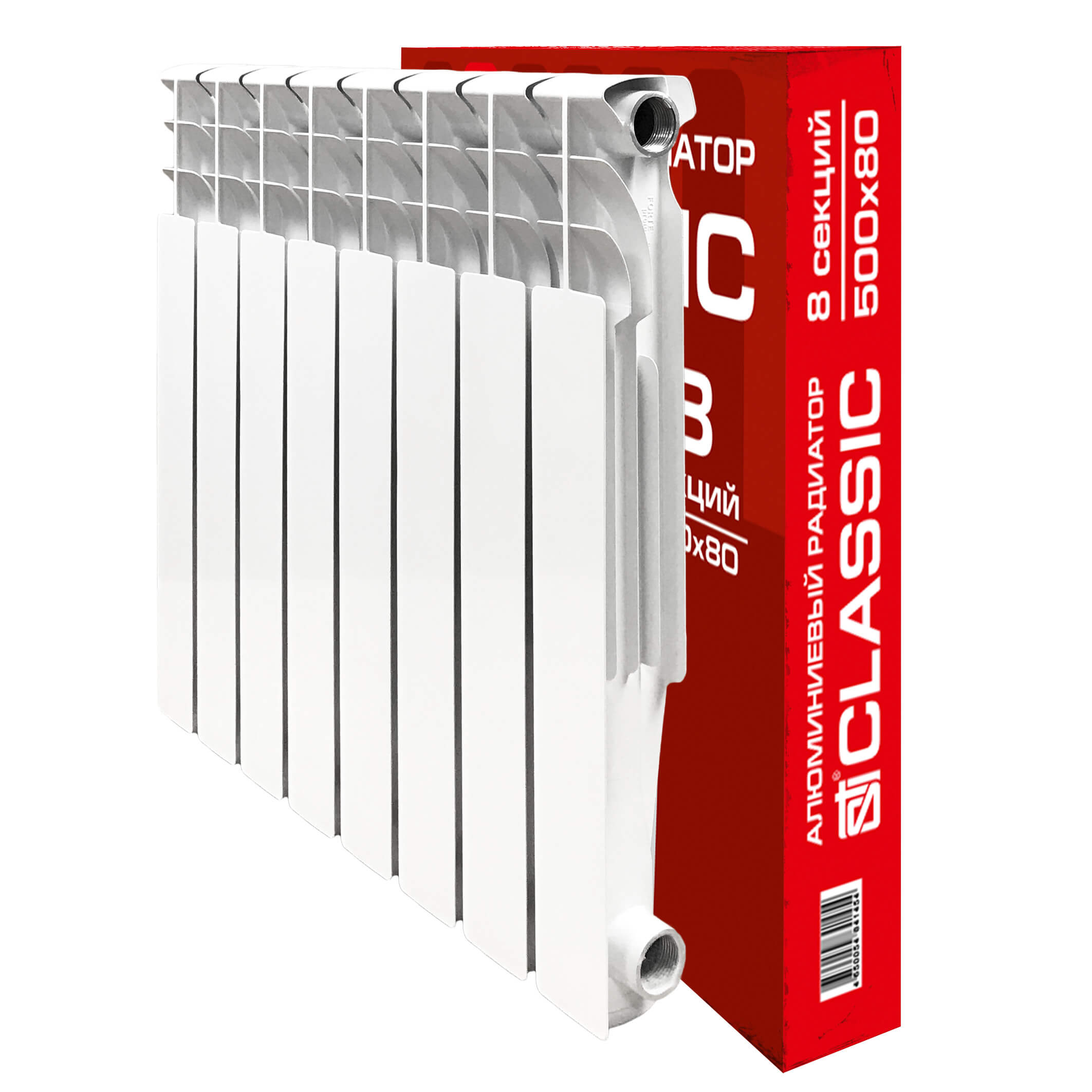 Алюминиевый радиатор STI Classic 500/80 8 сек. - фото1