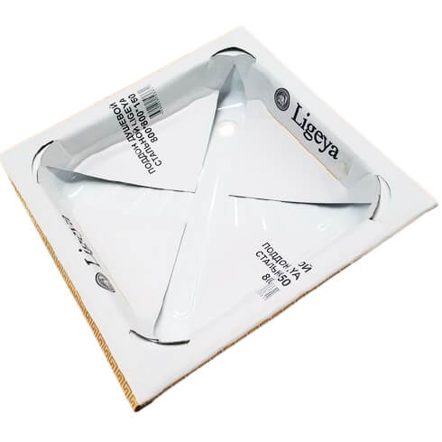 Поддон стальной Ligeya 80х80х15 фото-8 Поддон стальной Ligeya 80х80х15 фото-8