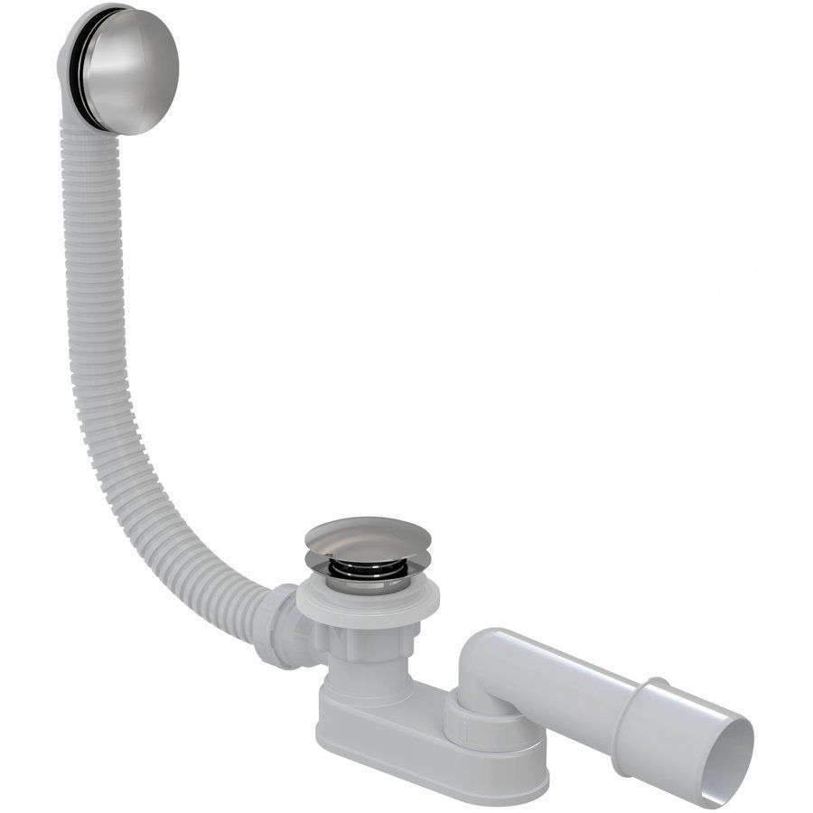 Сифон для ванны Alcaplast ClickClack металл, A507CKM - фото1