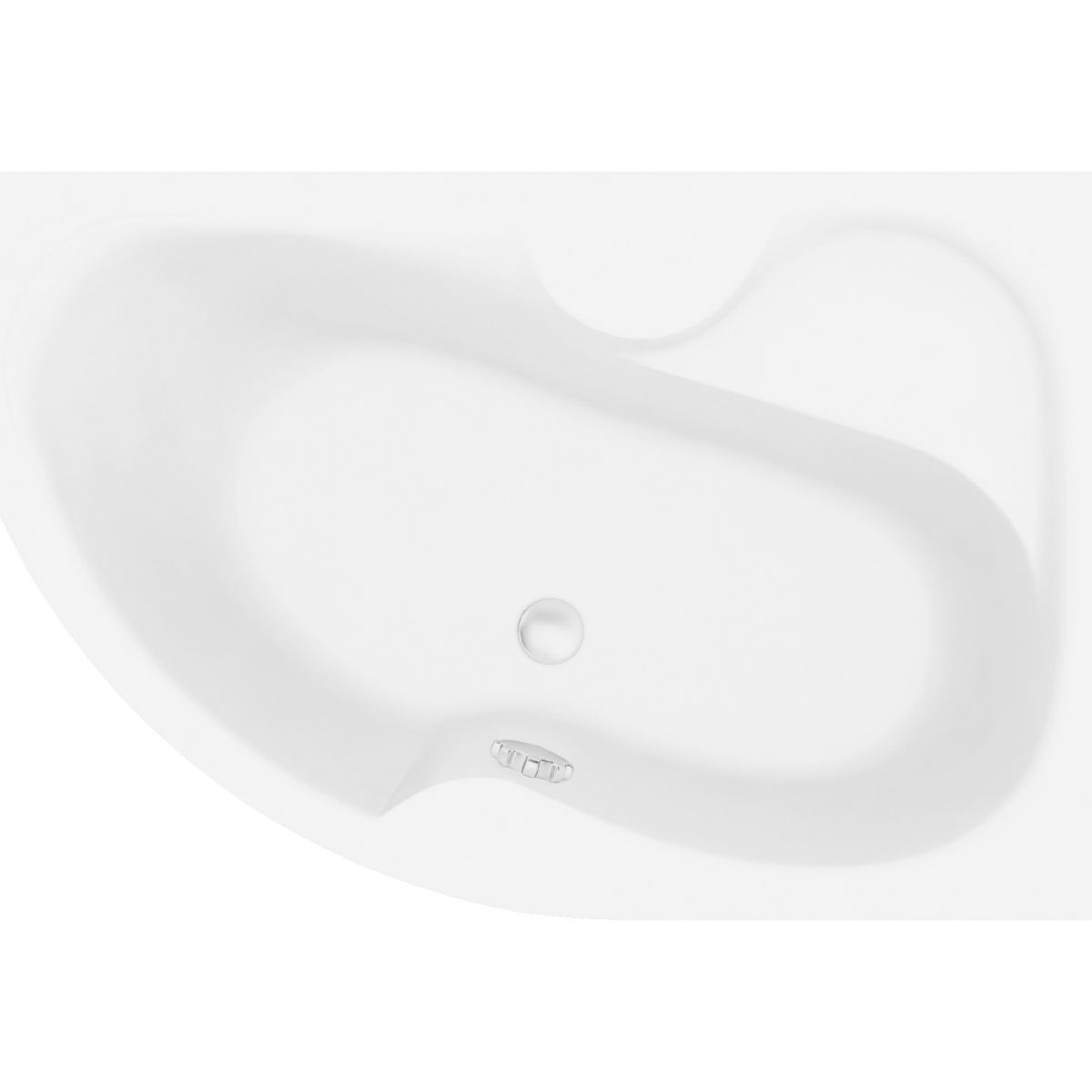 Ванна акриловая Bonito Home Arizona Standart правая 170х105 с ножками - фото1