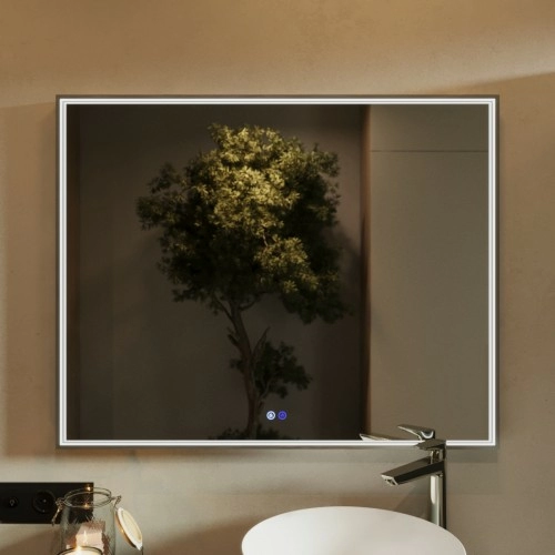   Многофункциональное зеркало Fresco 1000х800 (серебро) - фото1