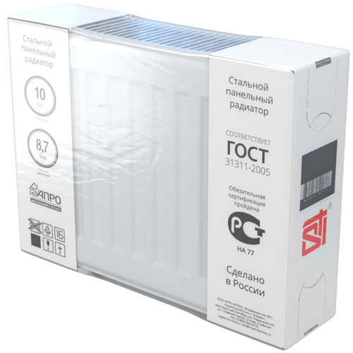 Стальной панельный радиатор STI Compact 22-300-500 фото-3