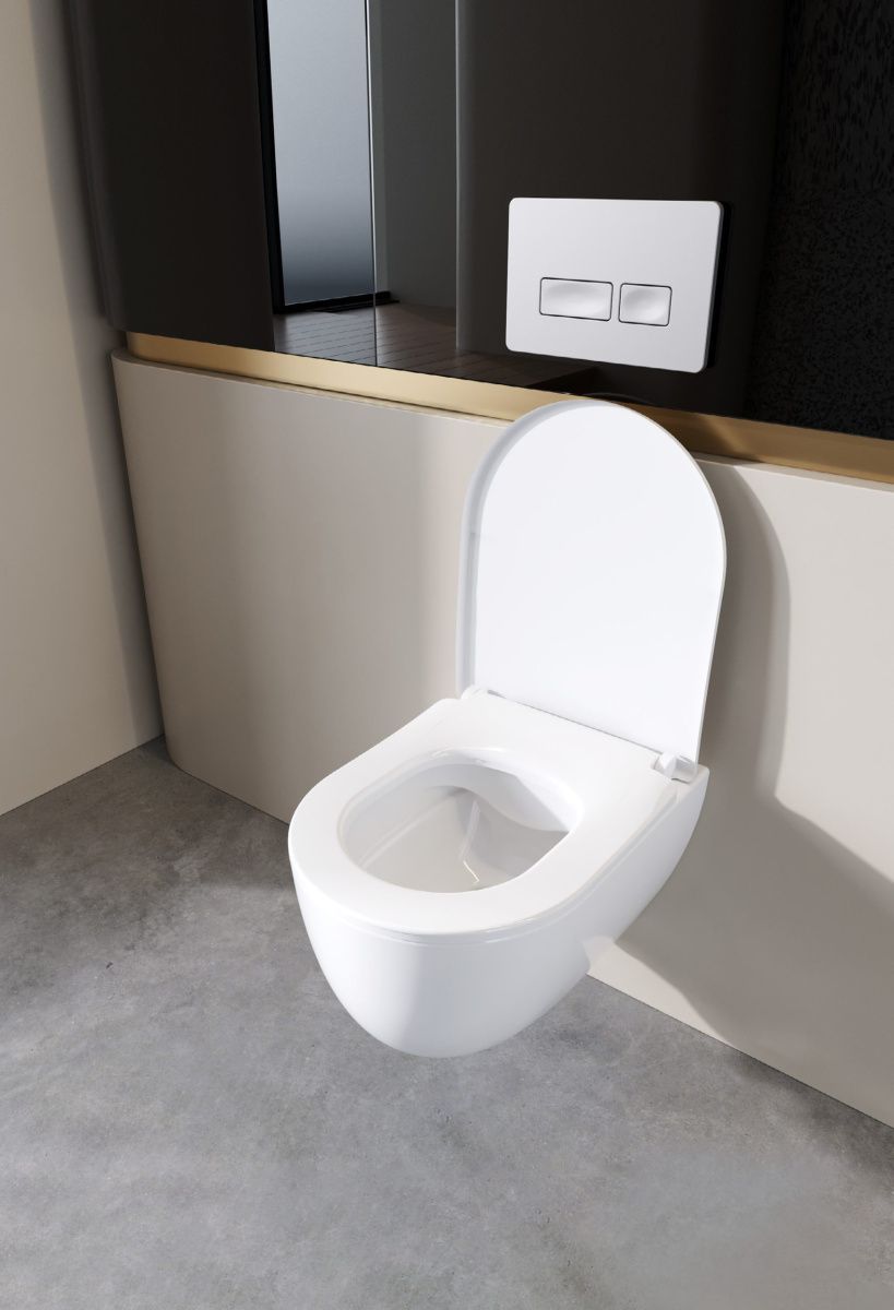 Сиденье с крышкой для унитаза CeraStyle Bella - фото2