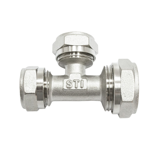 Тройник STI обжим 20х16х16 - фото1
