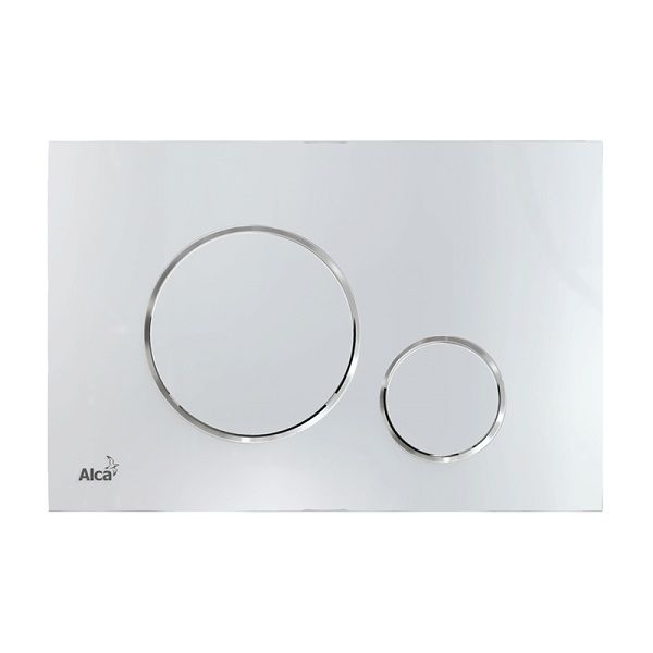 Кнопка смыва Alcaplast для инсталляции хром глянец M671 - фото1