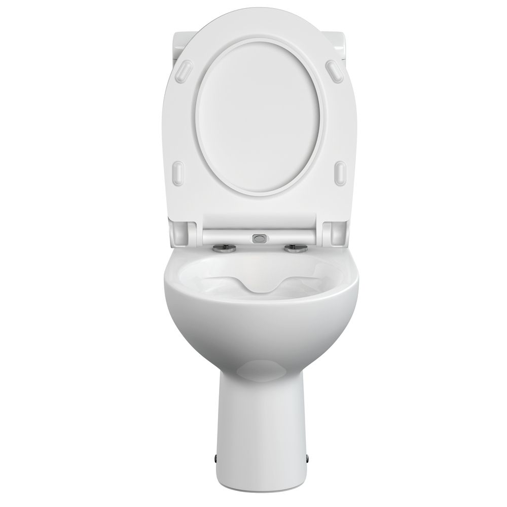 Унитаз-компакт Cersanit NATURE CLEAN ON 011 3/5л. (гориз. вып, дюр. сид. slim, lifting, easy-off, ниж. под.) белый, 1с фото-3