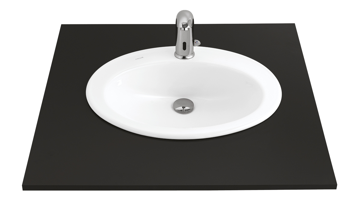 Умывальник Creavit TP 46х58 овальный врезной на столешницу - фото1 Умывальник Creavit TP 46х58 овальный врезной на столешницу - фото1