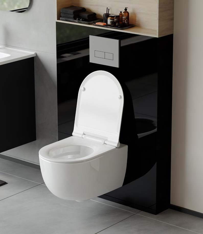 Унитаз подвесной CeraStyle Bella Vortex (Торнадо) белый без сиденья - фото2