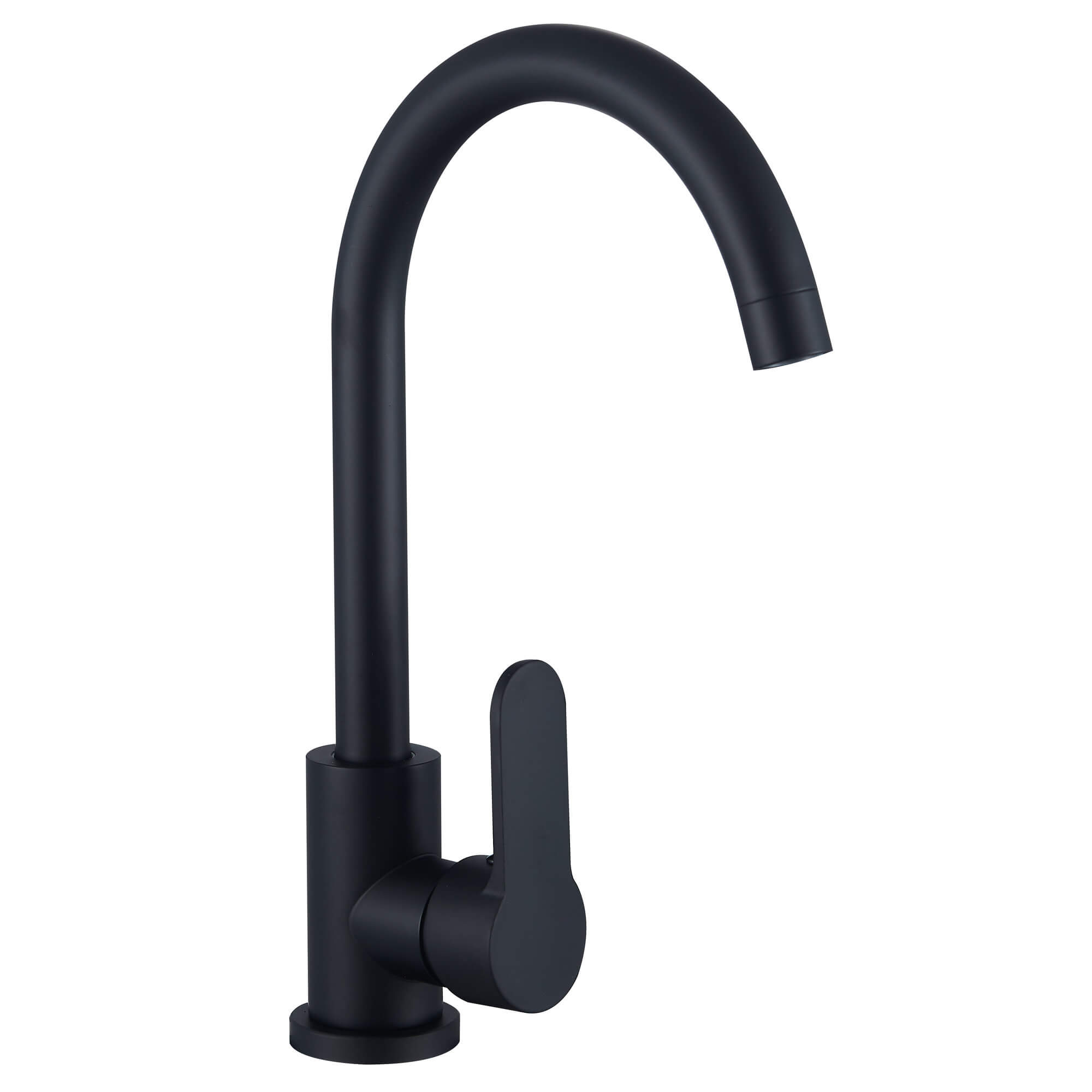 Смеситель для кухни Ligeya L7003B одноручный черный, нерж. - фото2