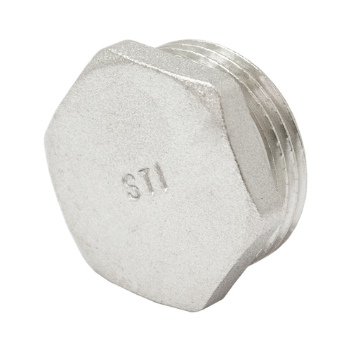 Заглушка латунная STI 15 НР - фото1