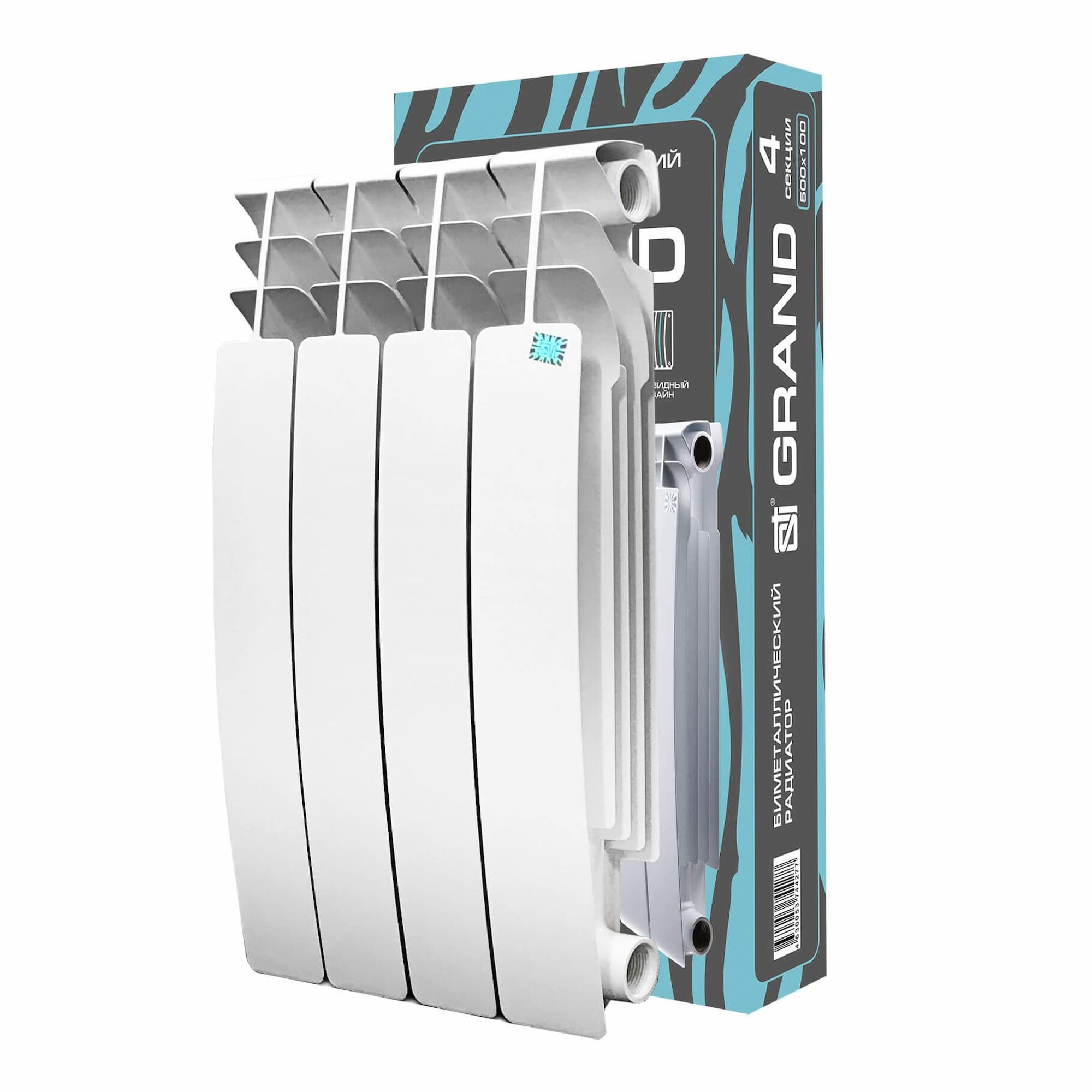 Биметаллический радиатор STI Bimetal GRAND 500/100 4 сек. - фото1 Биметаллический радиатор STI Bimetal GRAND 500/100 4 сек. - фото1