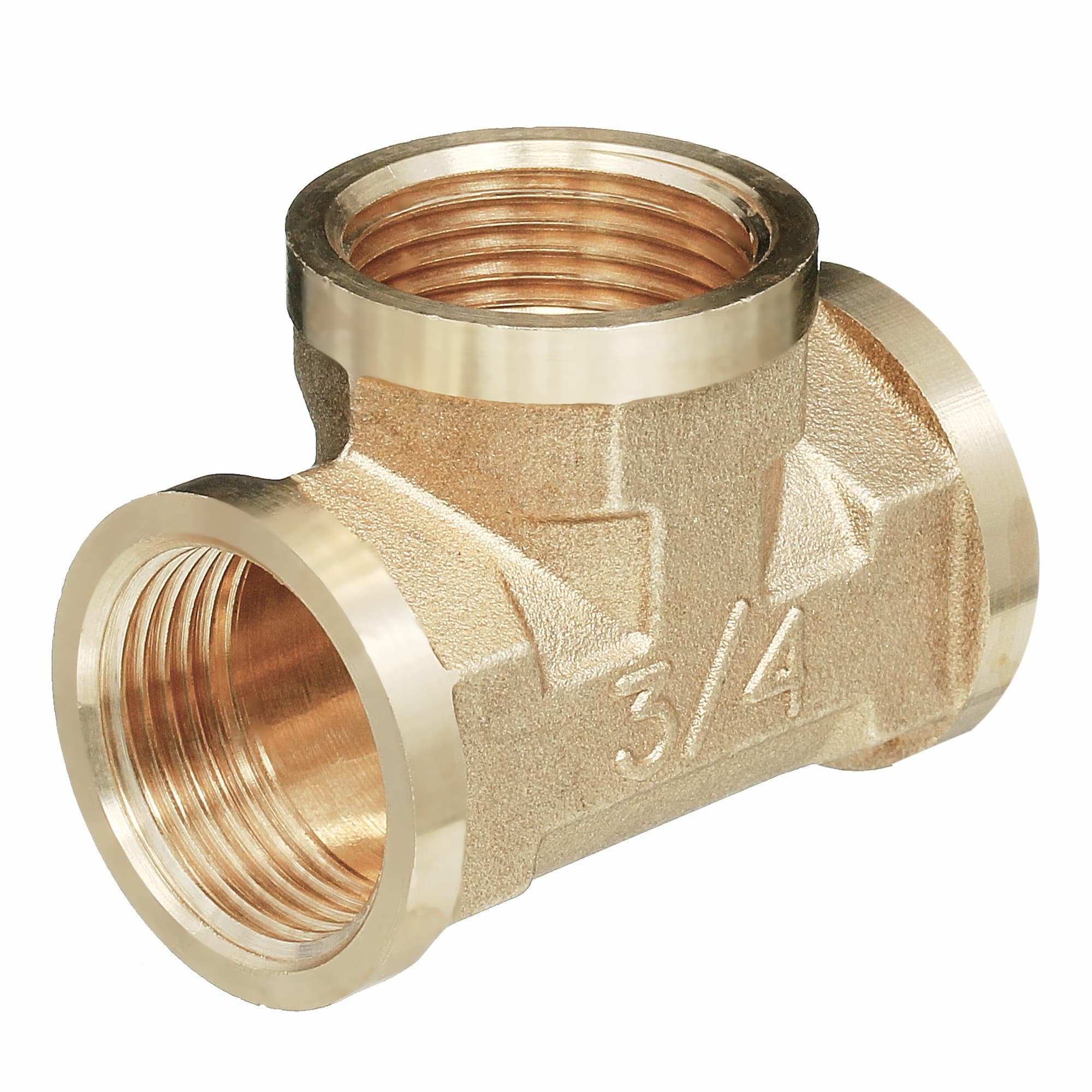 Тройник латунный 20 В-В-В - фото1