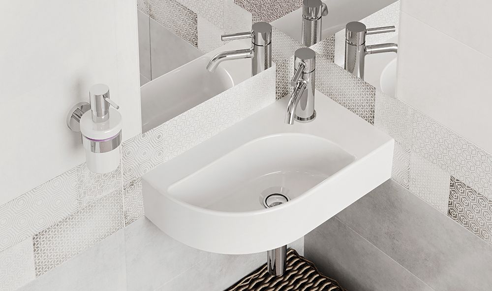 Умывальник CeraStyle Cameo 45 правый белый фото-4 Умывальник CeraStyle Cameo 45 правый белый фото-4