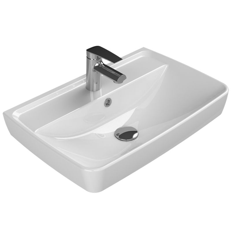 Умывальник CeraStyle Duru 60 белый - фото1