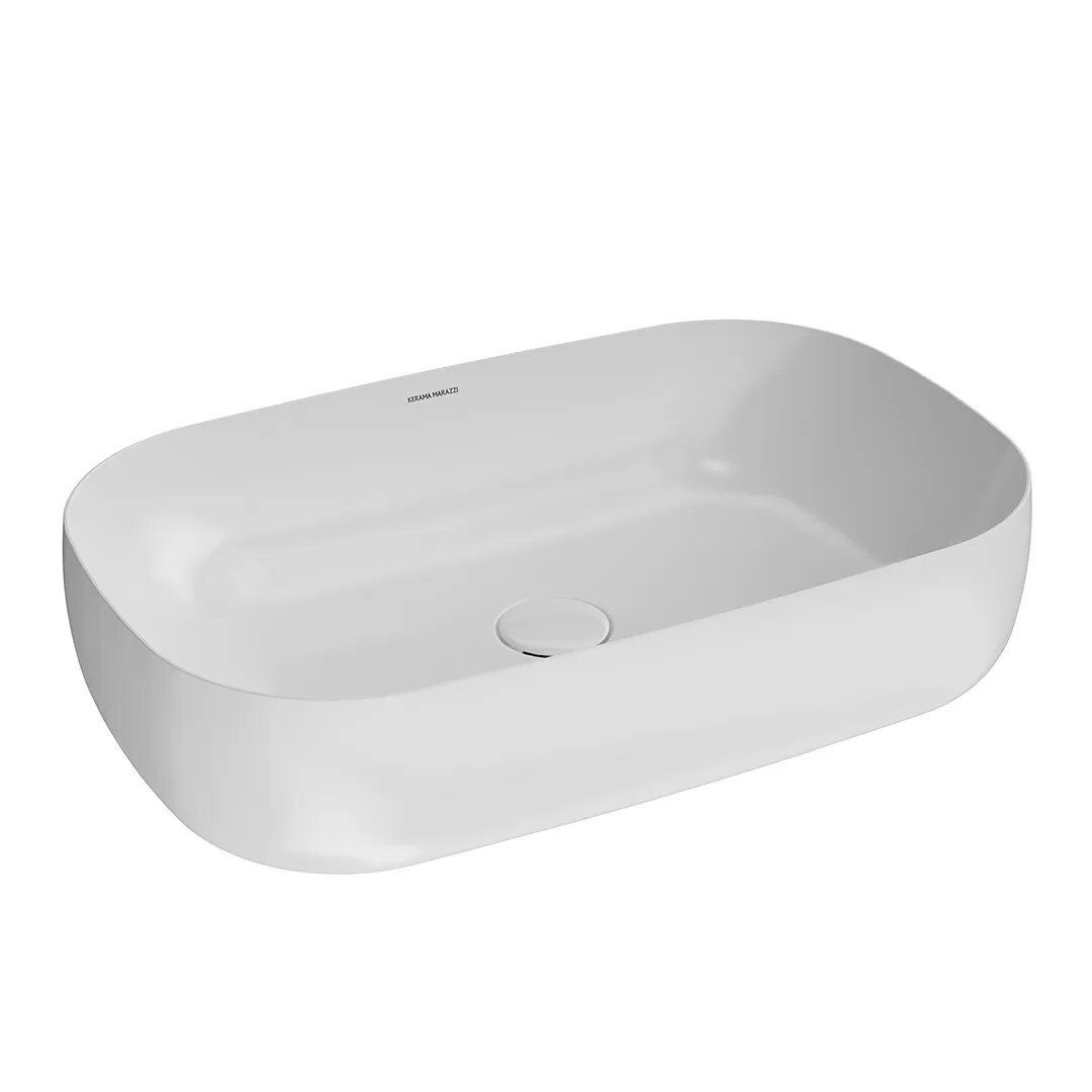 Умывальник Kerama Marazzi MAGICA 65 накладной, белый глянцевый - фото1