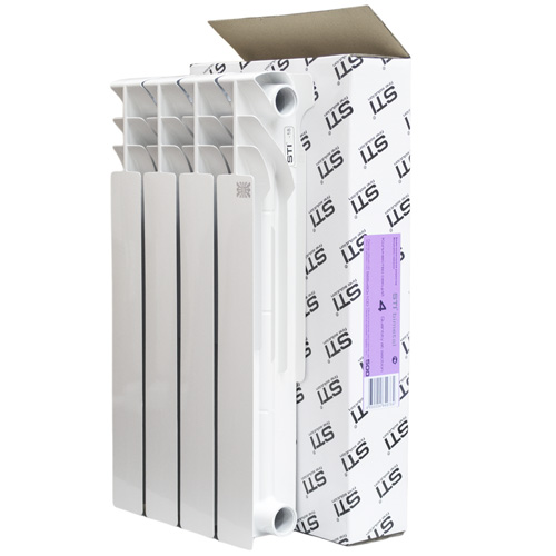 Биметаллический радиатор STI Bimetal 500/100 4 сек. - фото2 Биметаллический радиатор STI Bimetal 500/100 4 сек. - фото2