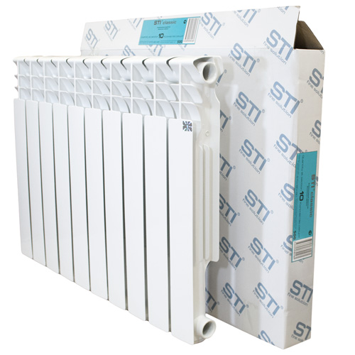 Алюминиевый радиатор STI Classic 500/80 10 сек. - фото2