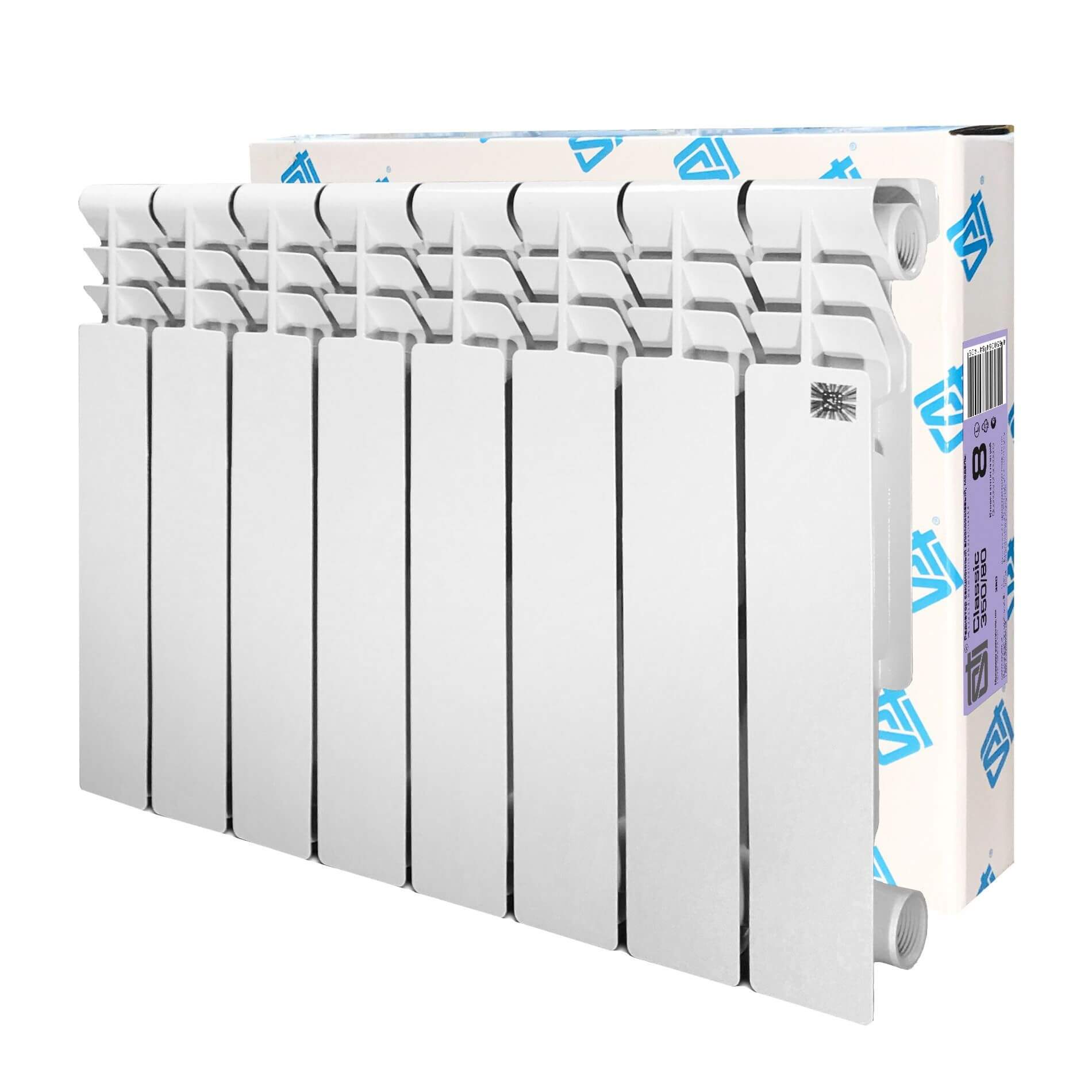 Алюминиевый радиатор STI Classic 350/80 8 сек. - фото2 Алюминиевый радиатор STI Classic 350/80 8 сек. - фото2