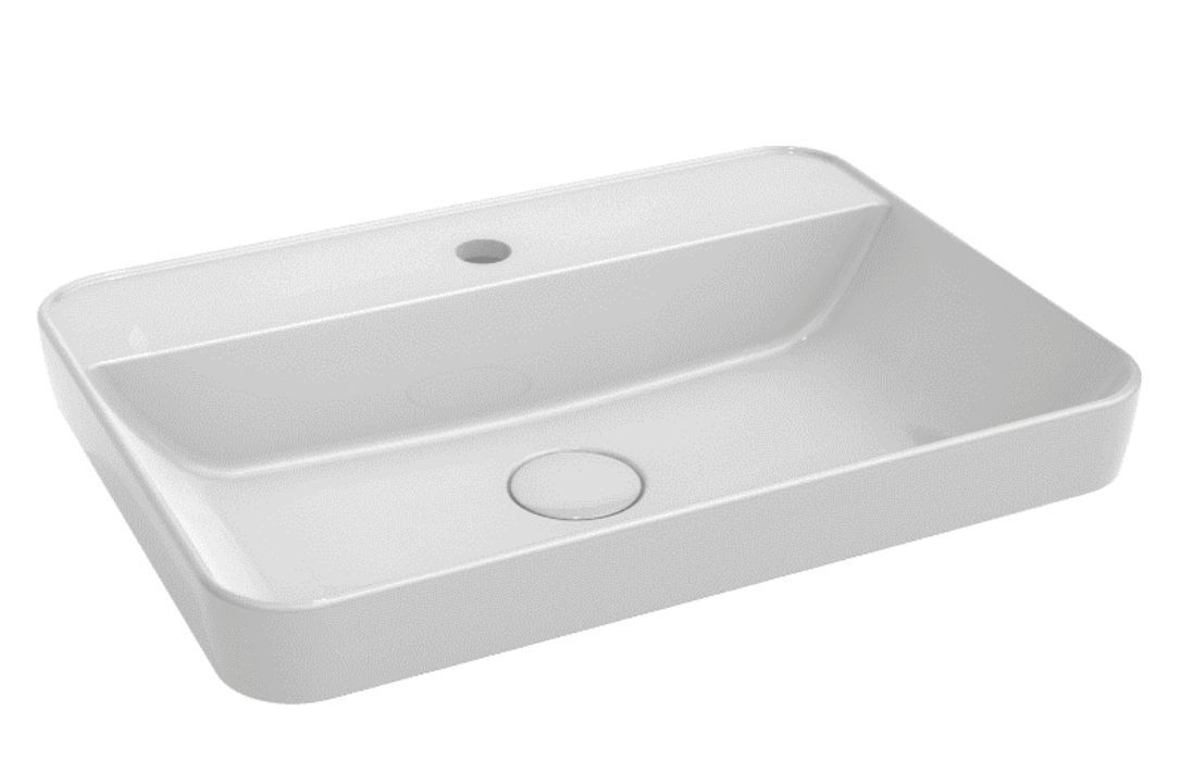Умывальник Kerama Marazzi Plaza 55х40 встраиваемый сверху с отверстием под смеситель - фото1