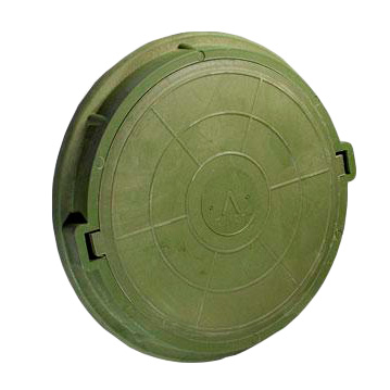 Люк полимерный, 15 кН - зелёный фото-2