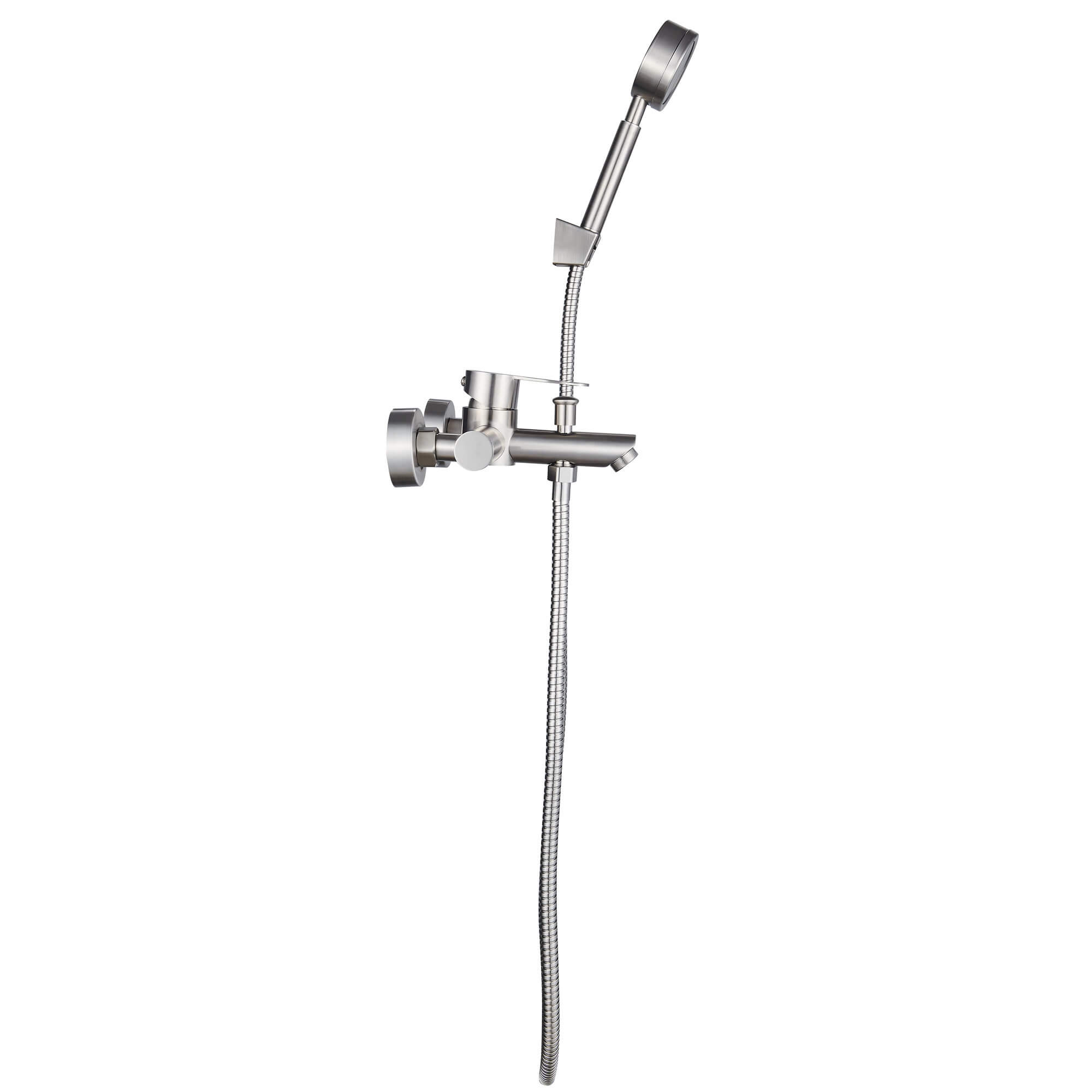 Смеситель для ванны Ligeya S3023 с душем одноручный с коротким изливом, нерж. фото-5