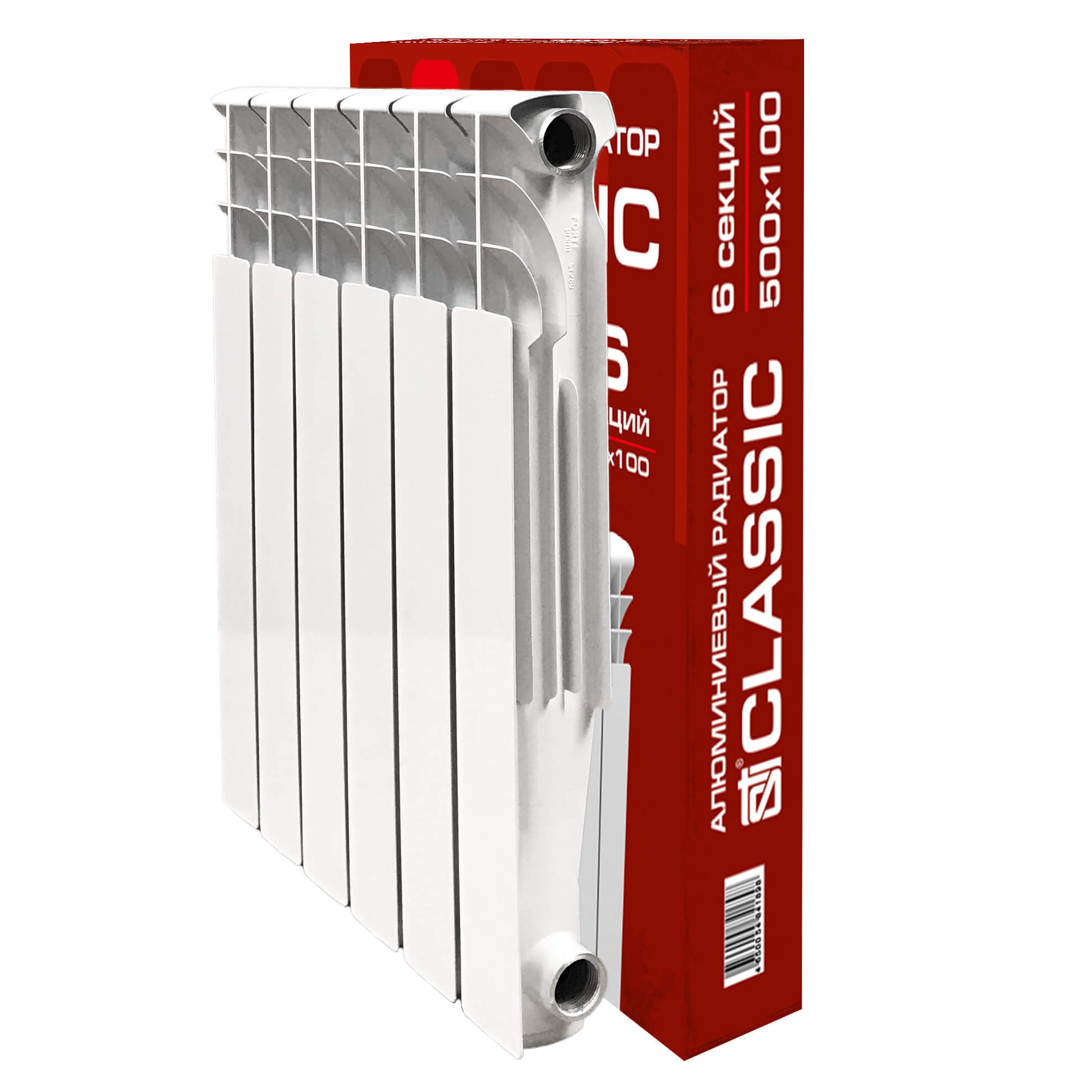 Алюминиевый радиатор STI Classic 500/100 6 сек. - фото1