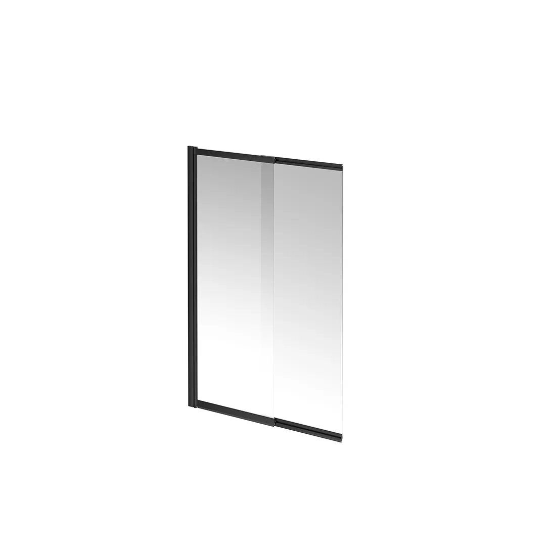 Шторка на ванну Kerama Marazzi VETRO, раздвижная, покрытие Easy clean, черный матовый - фото1 Шторка на ванну Kerama Marazzi VETRO, раздвижная, покрытие Easy clean, черный матовый - фото1