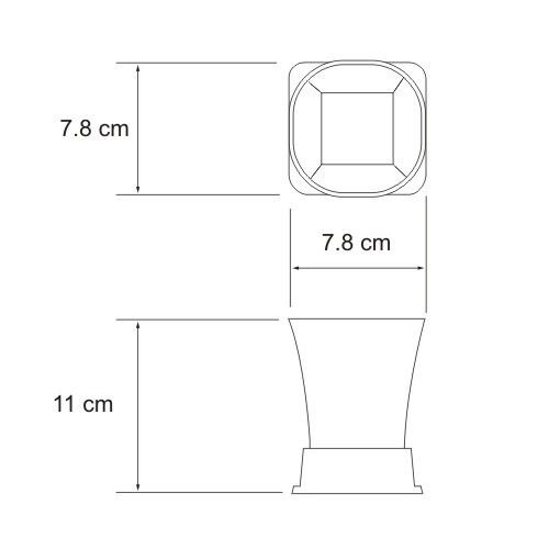 Стакан для зубных щеток WasserKraft Amper K-5428 - фото