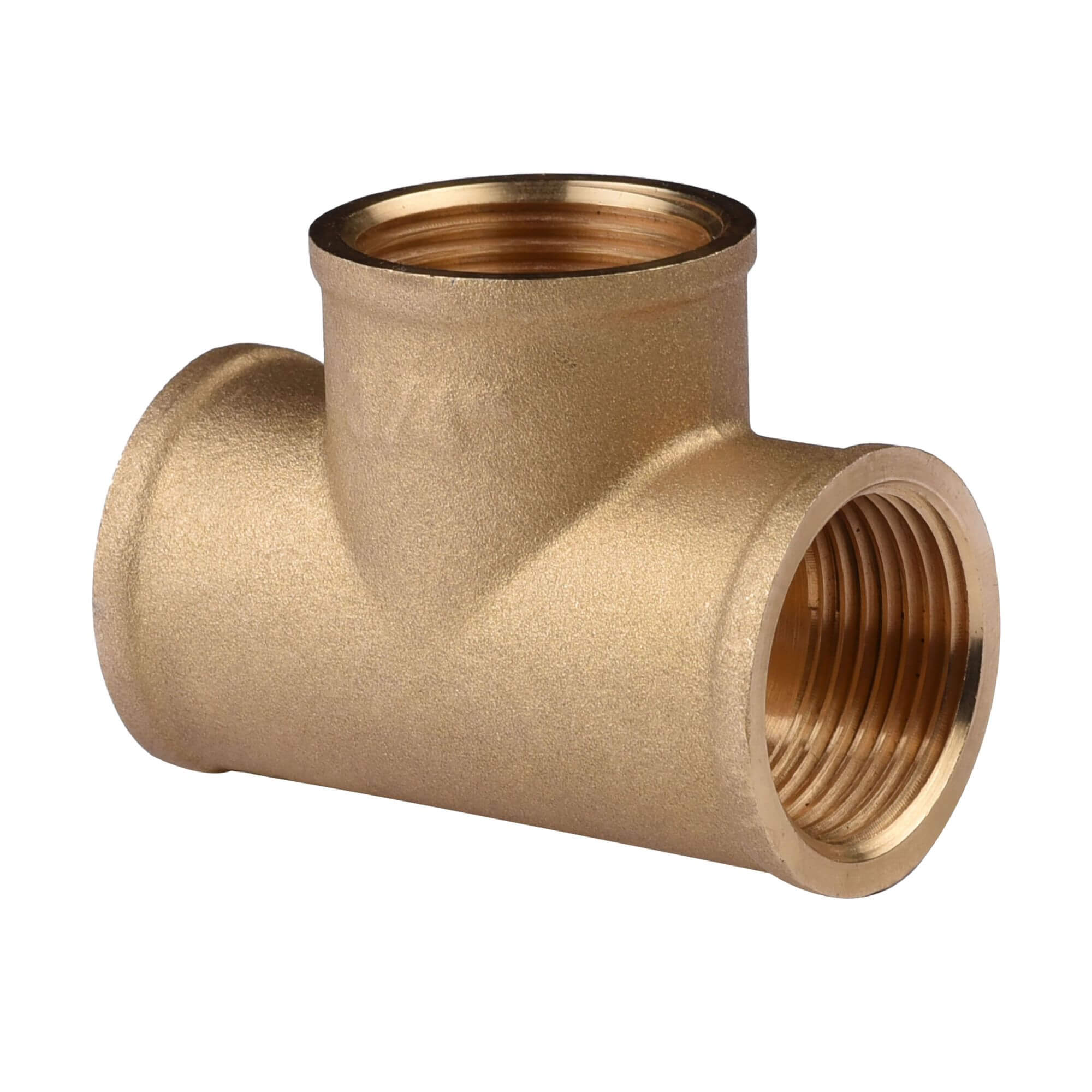 Тройник латунный 20 В-В-В фото-3