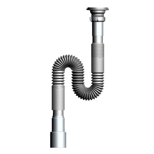 F213 Гофросифон удлиненный 1¼х40-50 - фото1